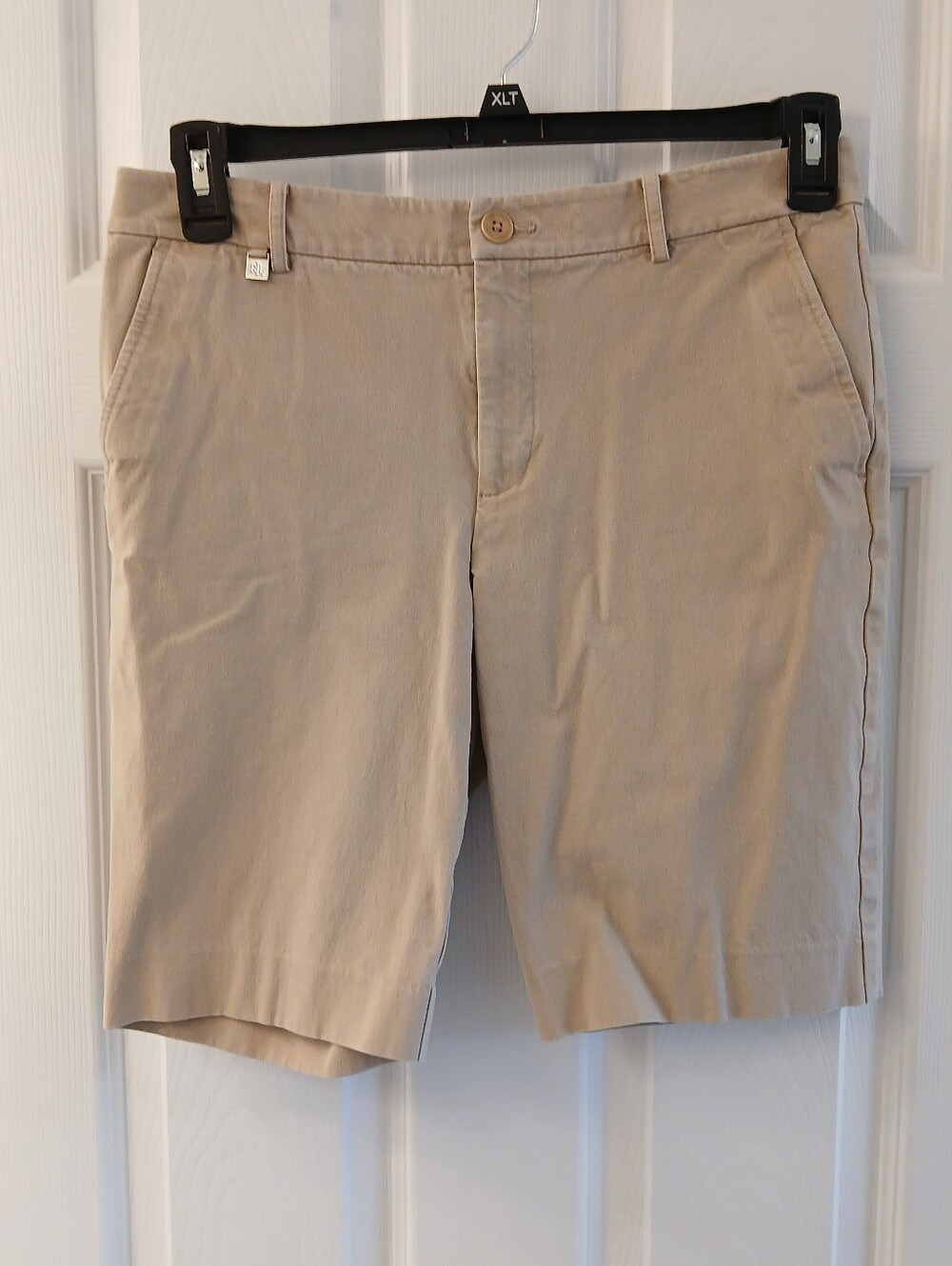 Lauren Ralph Lauren Khaki Bermuda Shorts Size 6 Classic Preppy